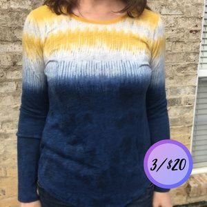 GOING SOON Ombré Long sleeve Sonoma tee